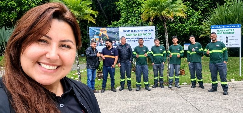 Equipe Véritas reunida em Araçariguama, São Paulo